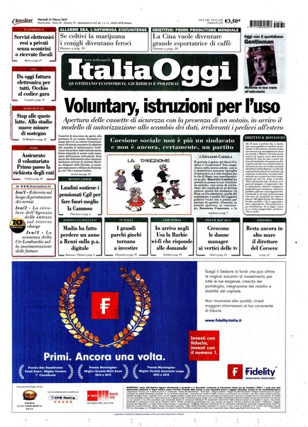 Italia oggi : quotidiano di economia finanza e politica